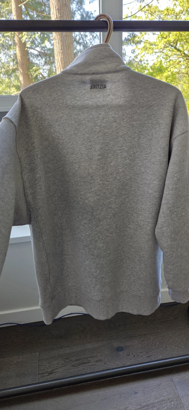 Aritzia Sweatfleece Boyfriend Fit Quarter Zip Pullover - photo 3
