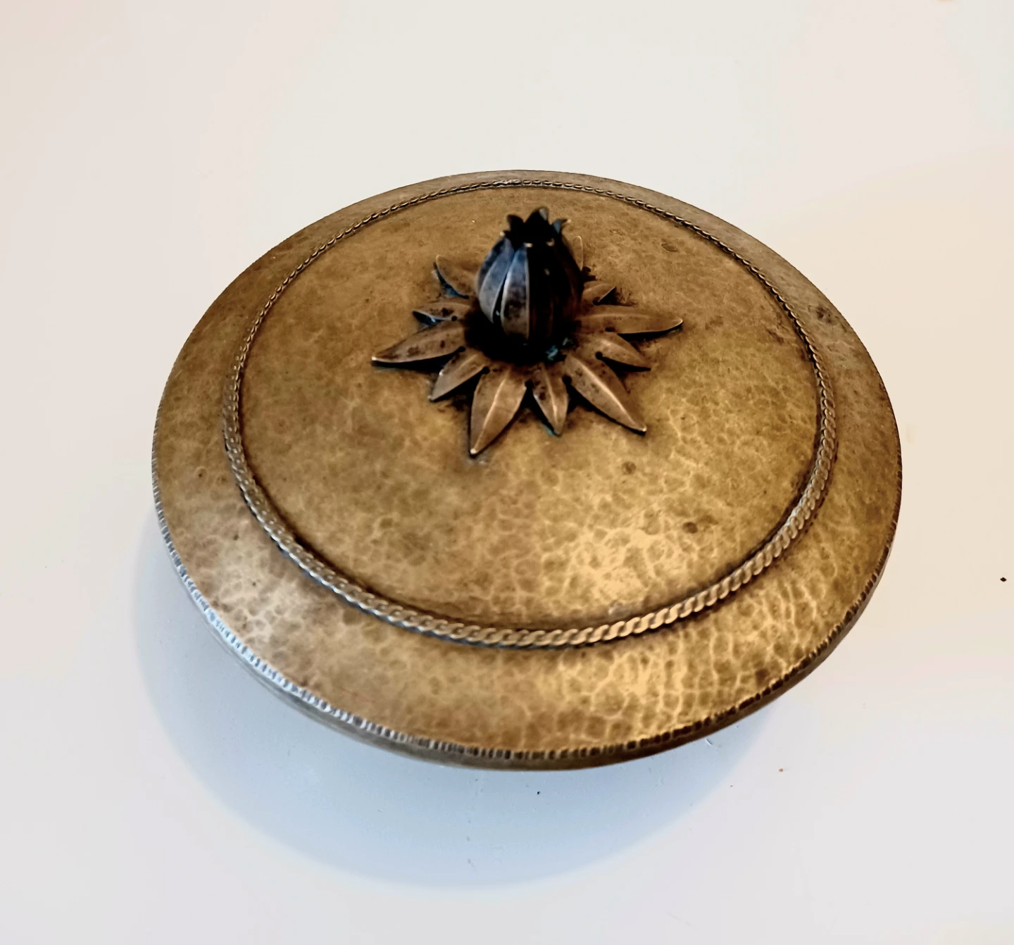 Vintage Brass Trinket Box
