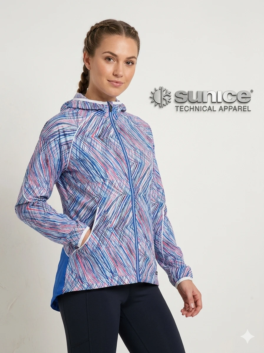 Sunice Lightweight Hooded Windbreaker Jacket