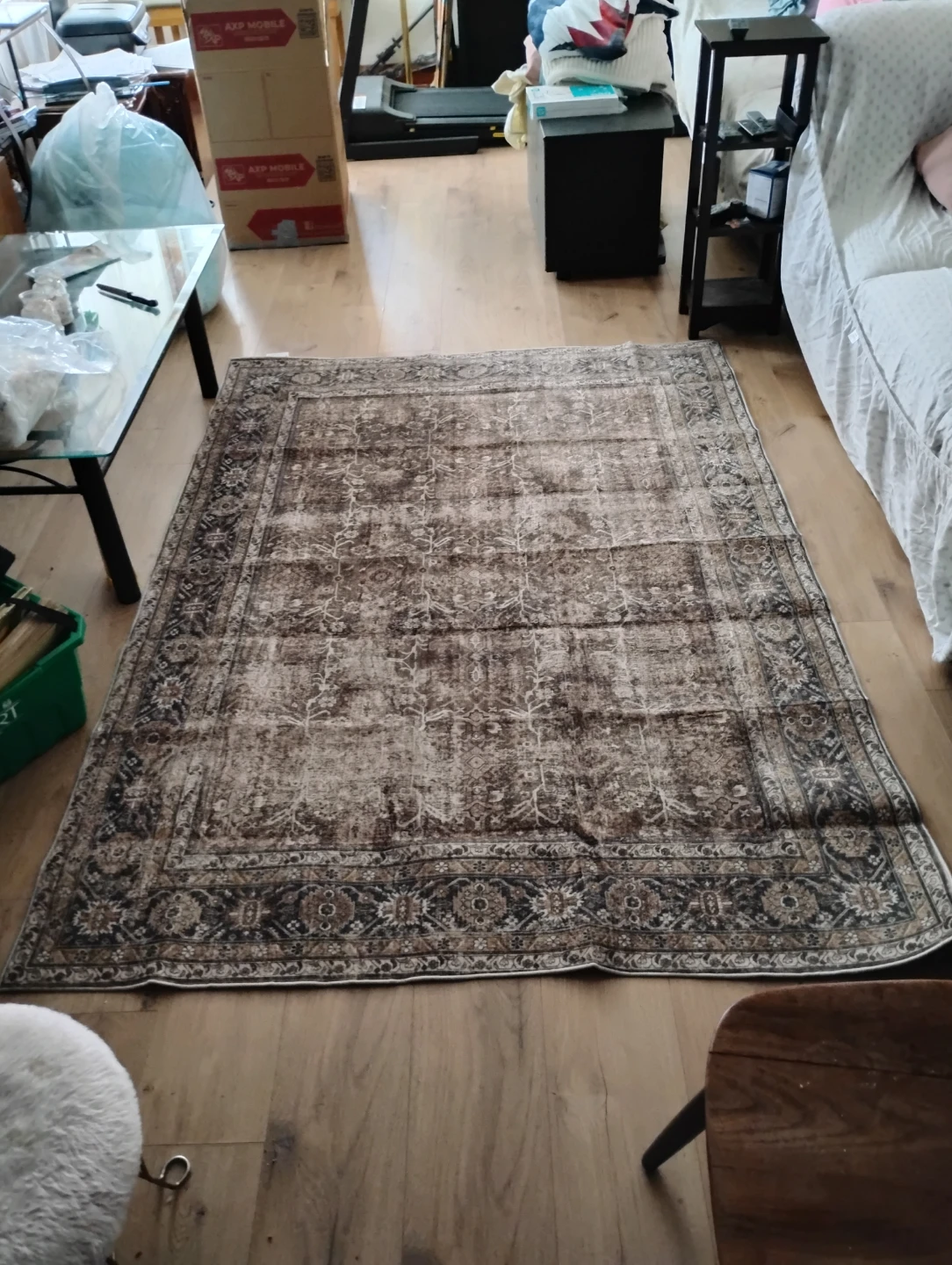 Indoor Area Rug - Polyester/Thermoplastic Rubber Blend