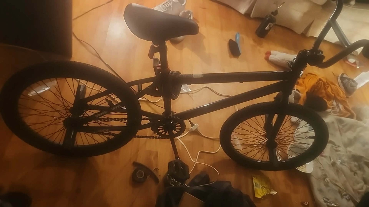 Black BMX Bike hyper spinner