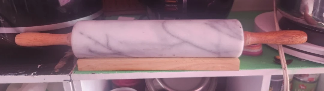 Marble Rolling Pin with Wooden Handles🌱