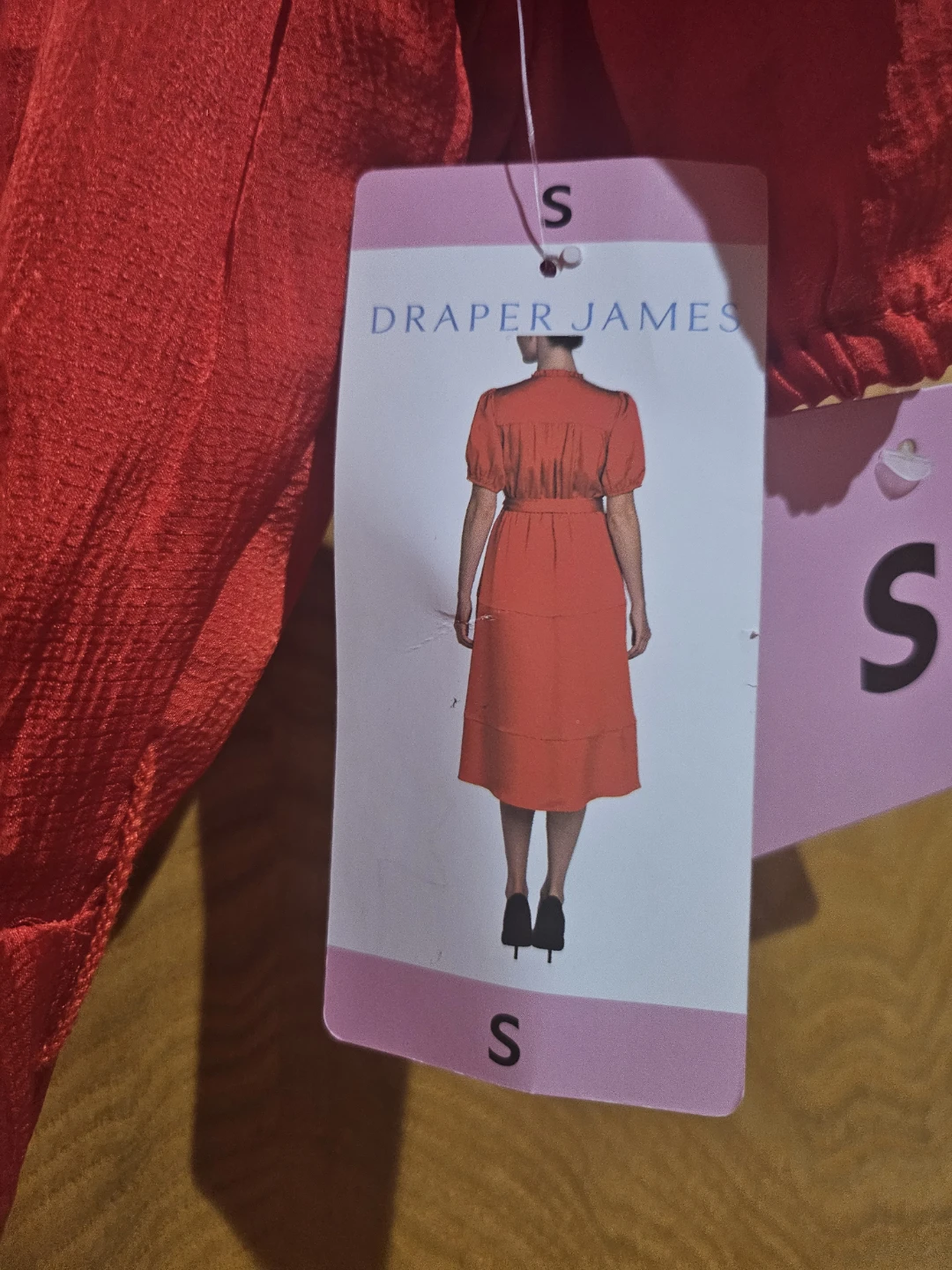Draper James Red Wrap Dress - Size S - photo 3