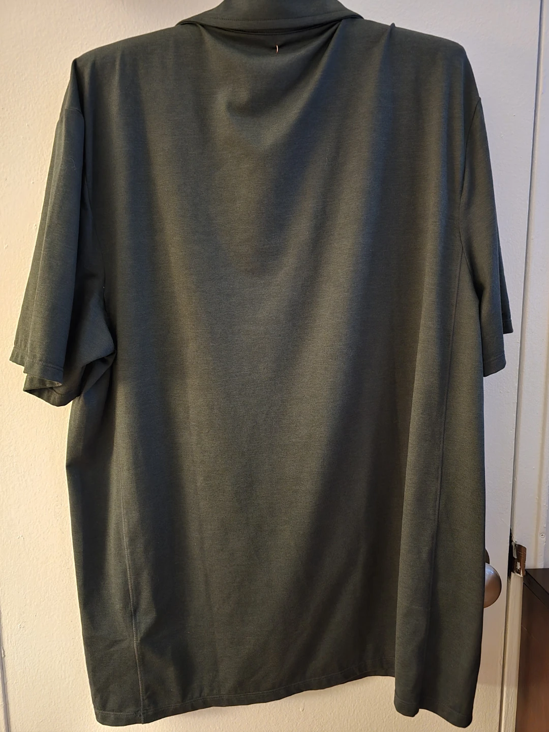 Quince Flowknit Breeze Performance Polo Olive Green - photo 2