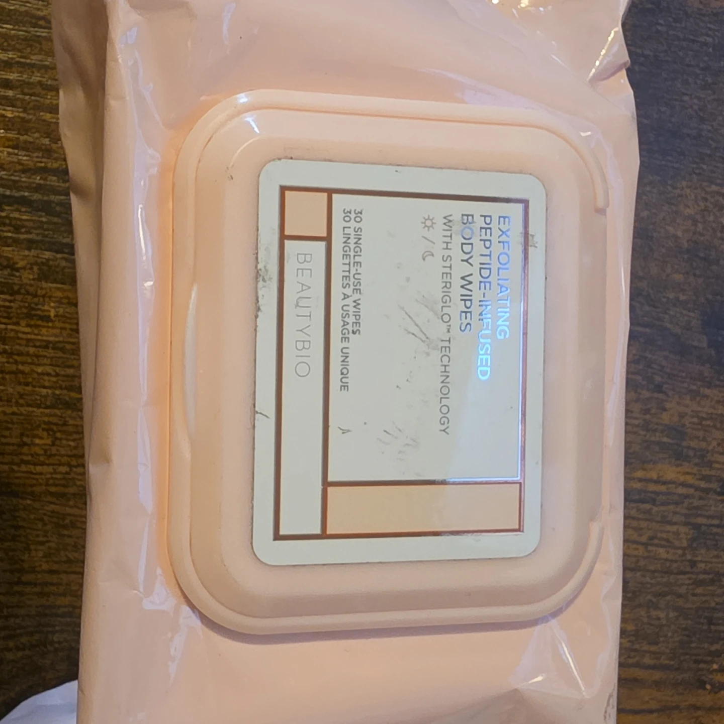 BeautyBio Exfoliating Peptide-Infused Body Wipes (30 Count)