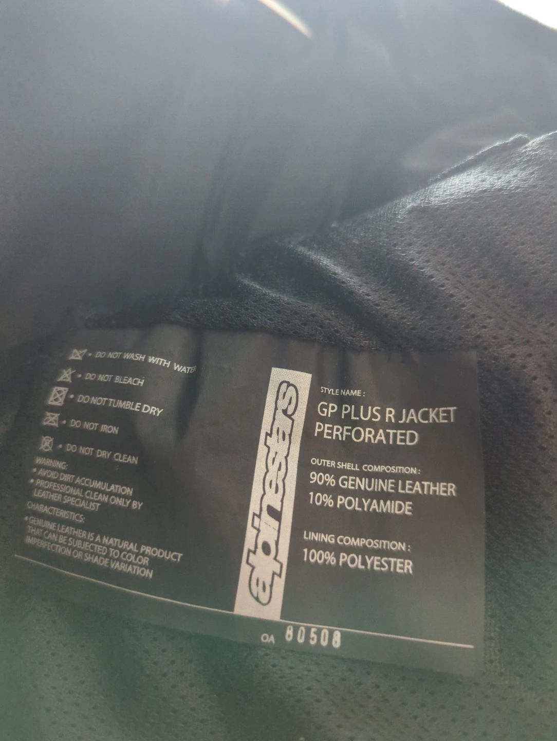 Alpinestars GP Plus R Perforated Leather Motorcycle Jacket - photo 4