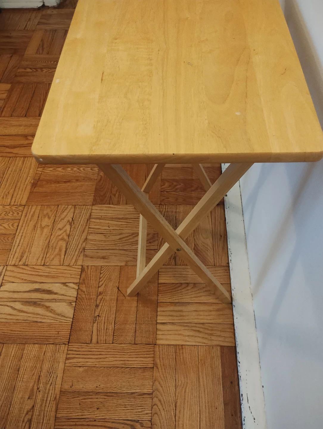 Wooden Folding TV Tray Table - photo 2