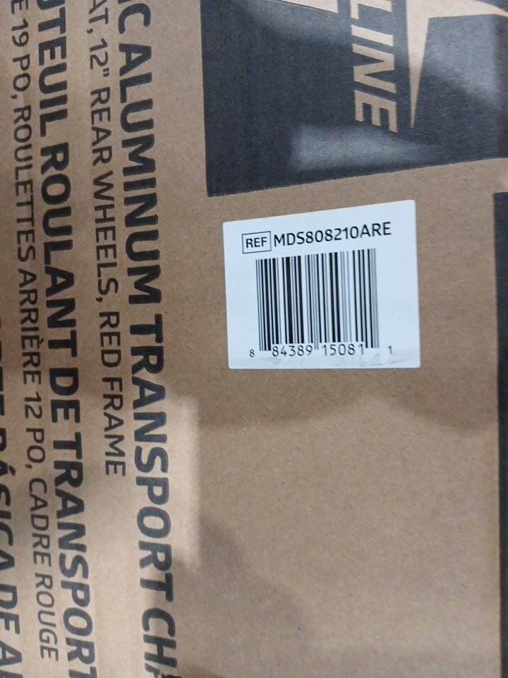 MEDLINE BASIC ALUMINUM TRANSPORT WHEELCHAIR - 19" ♿🦽 - photo 3