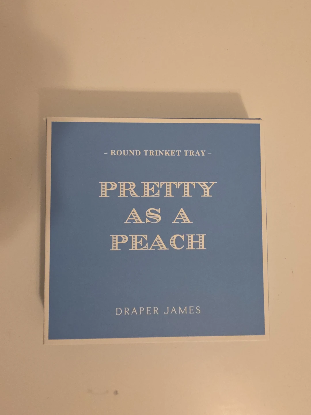 Draper James "Pretty as a Peach" Round Trinket Tray - photo 2