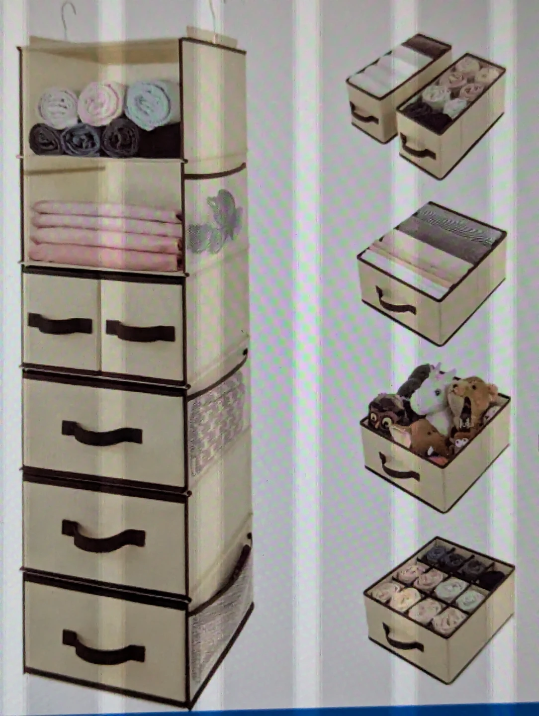 New Hanging Closet Organizer with Drawers