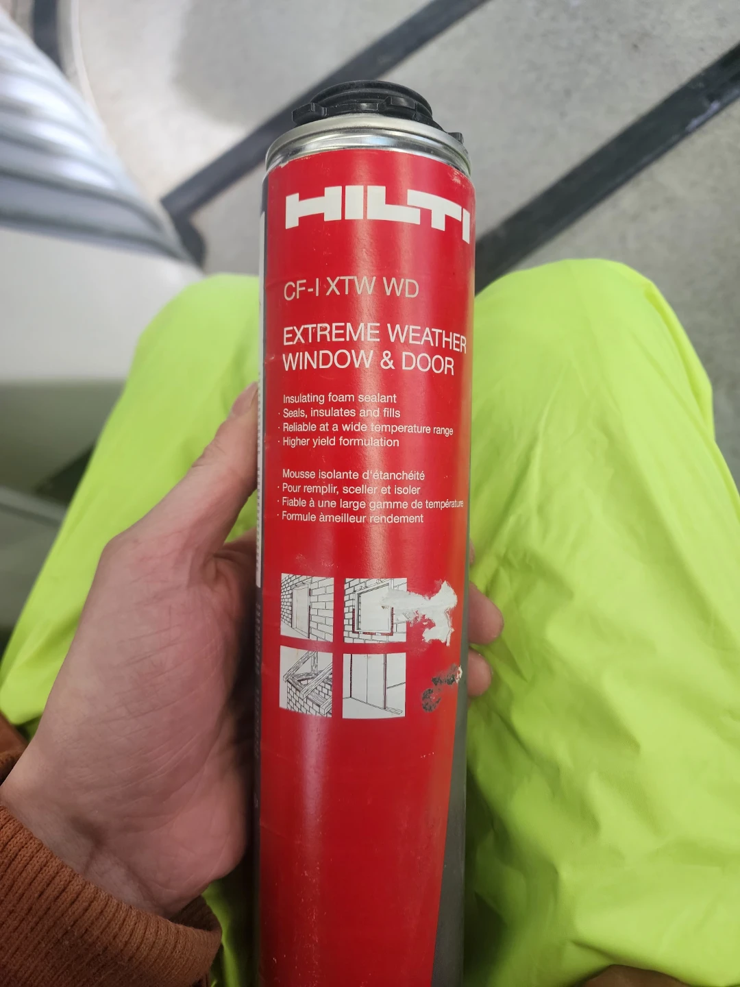Hilti CF-I XTW WD Extreme Weather Foam Sealant - photo 2