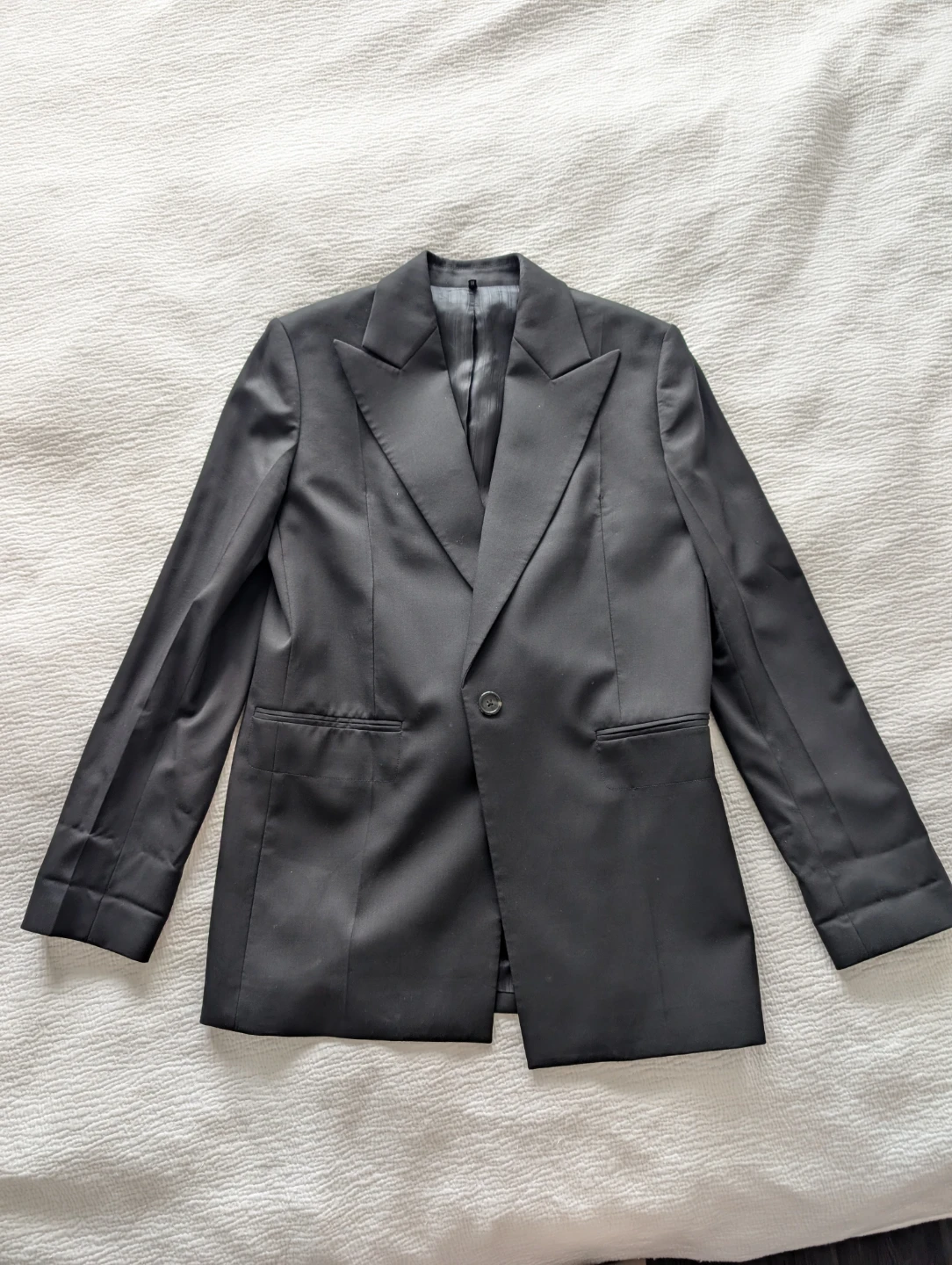 Helmut Lang Black Wool Blazer
