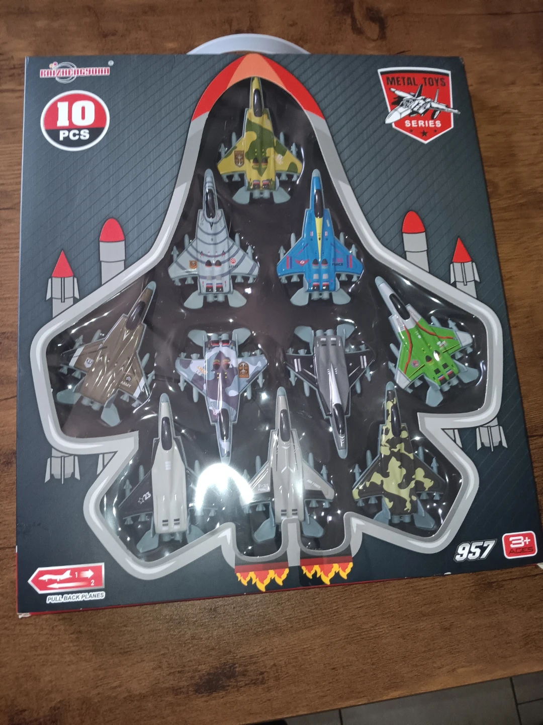 Metal Toy Fighter Jets - 10 Piece Set - photo 2