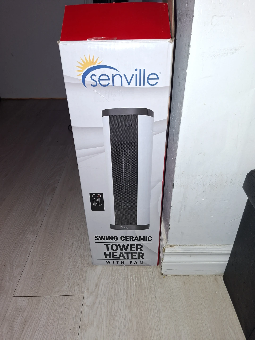 Senville Swing Ceramic Tower Heater with Fan