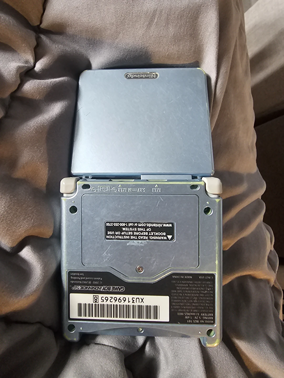 Nintendo Game Boy Advance SP Light Blue - photo 2