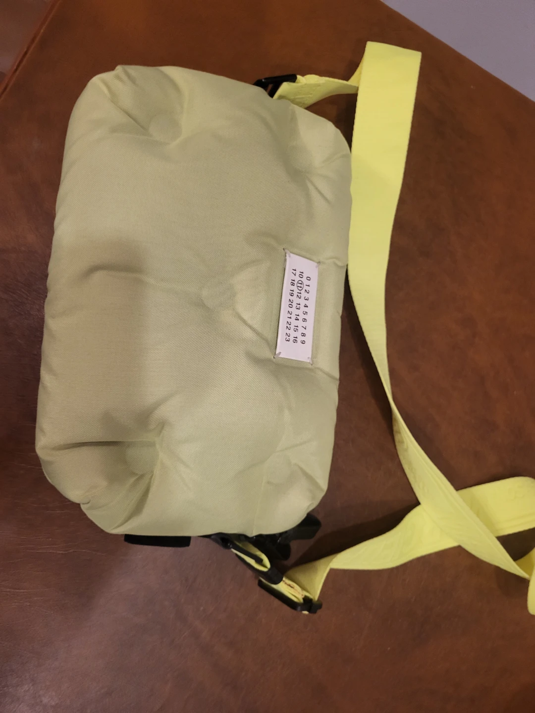 Maison Margiela Padded Belt Bag - Neon Yellow Green - photo 2