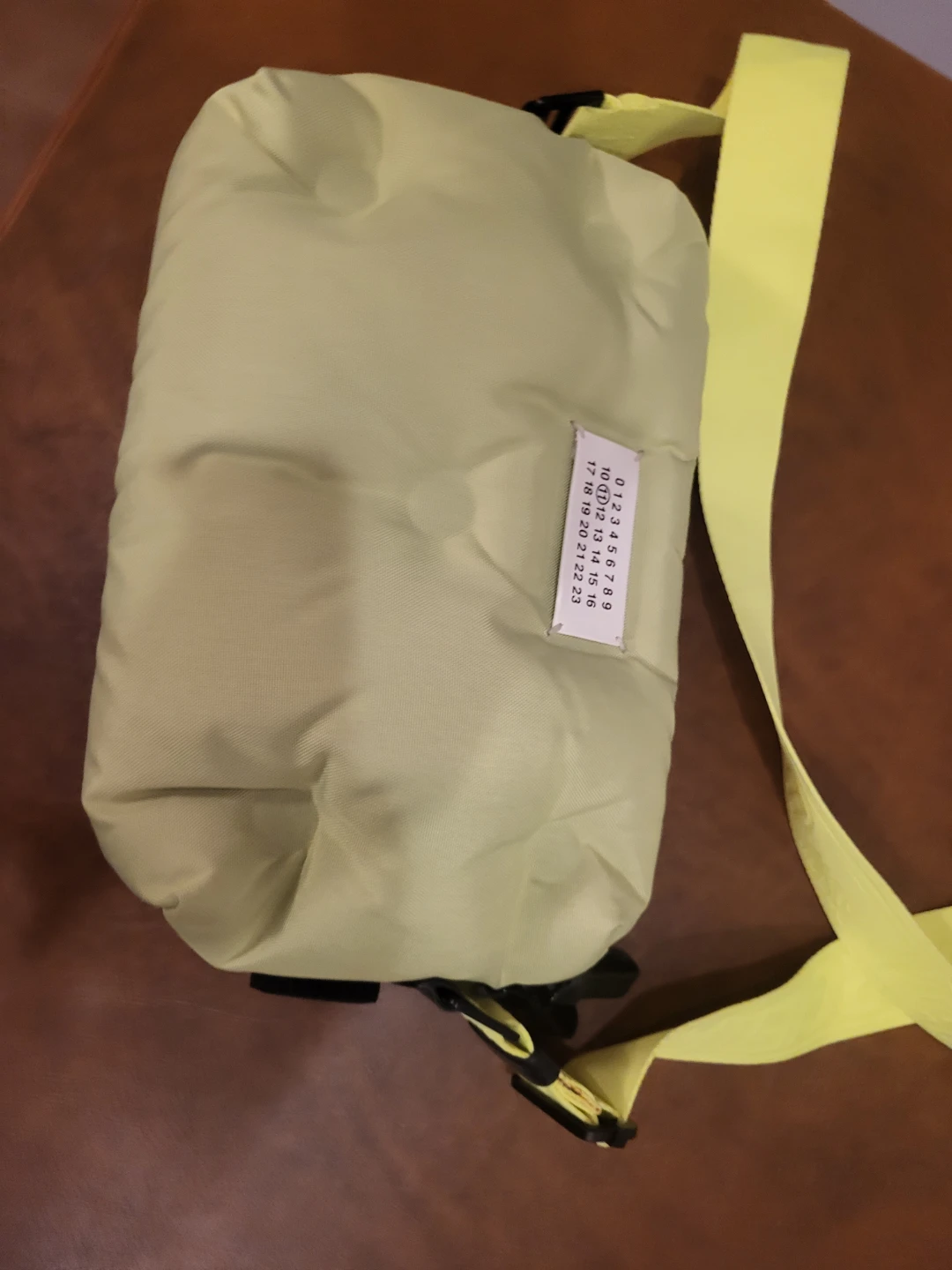Maison Margiela Padded Belt Bag - Neon Yellow Green - photo 3