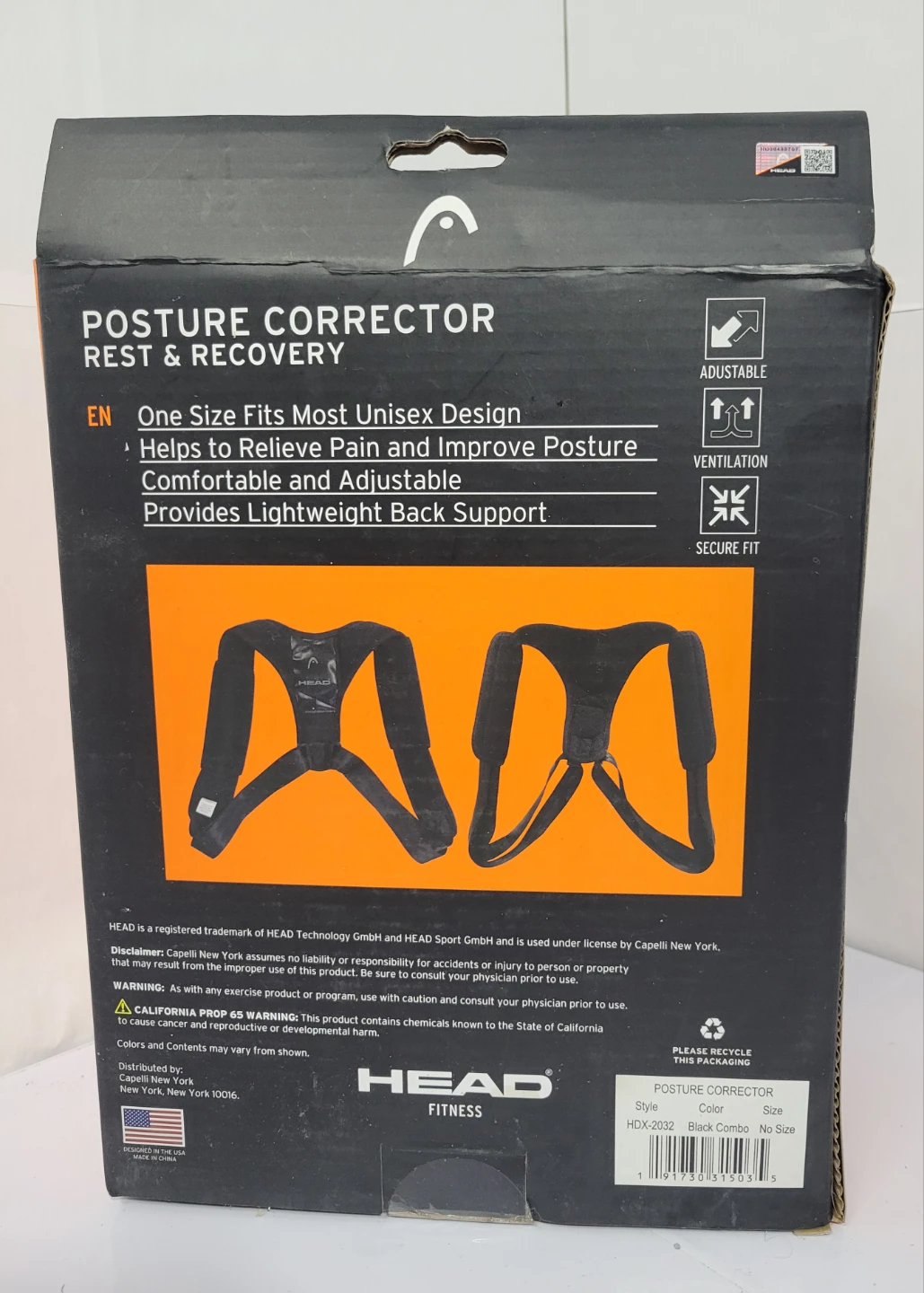 HEAD Posture Corrector Rest & Recovery - Black - photo 2