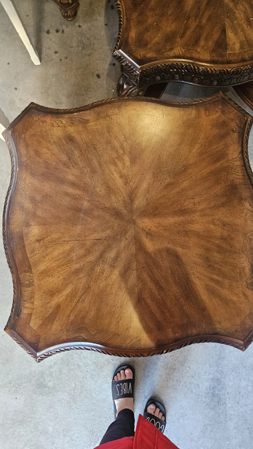 High end solid wood living room set - photo 3