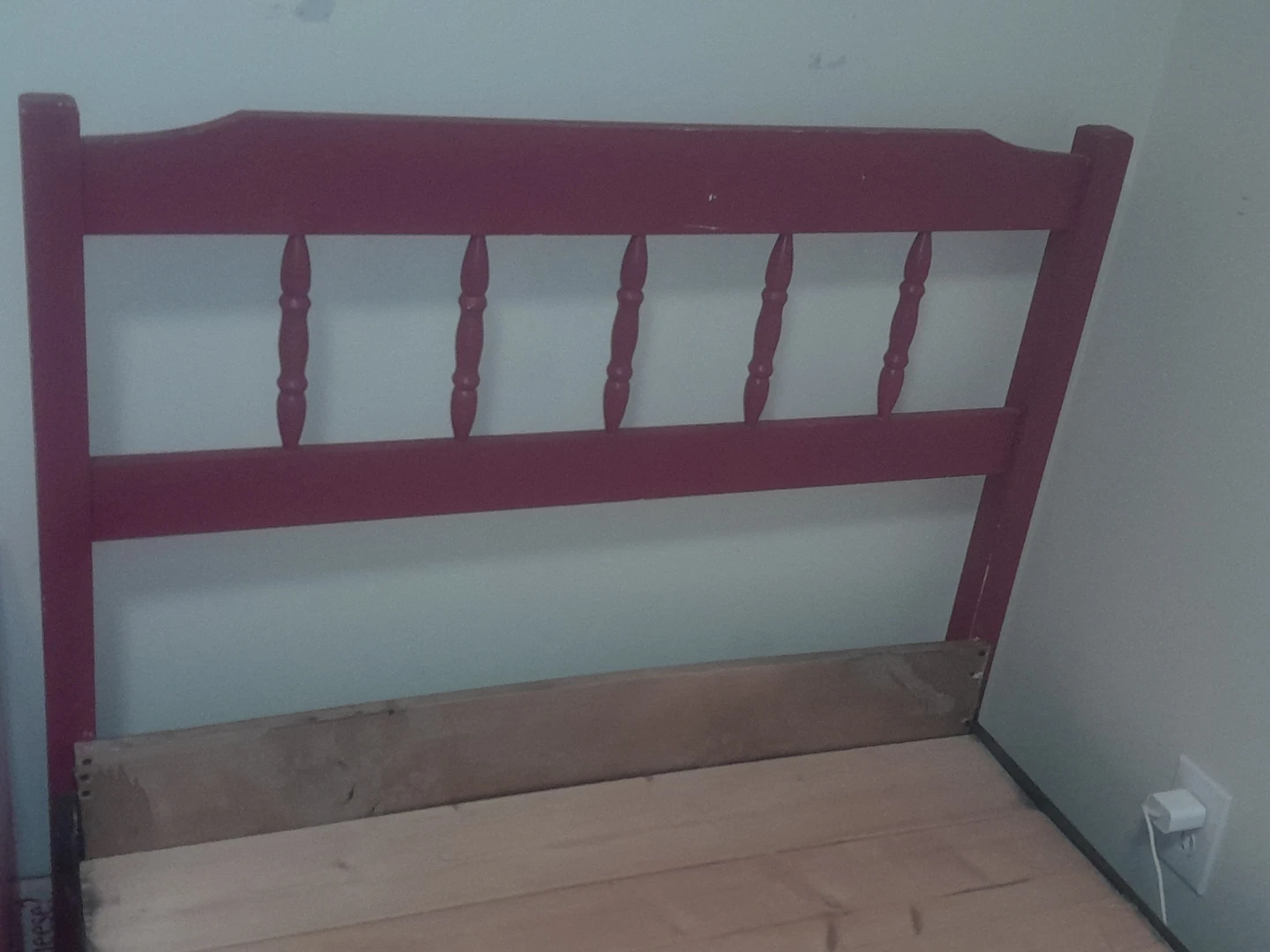 Pink Wooden Bed Frame with Slat Base - photo 3
