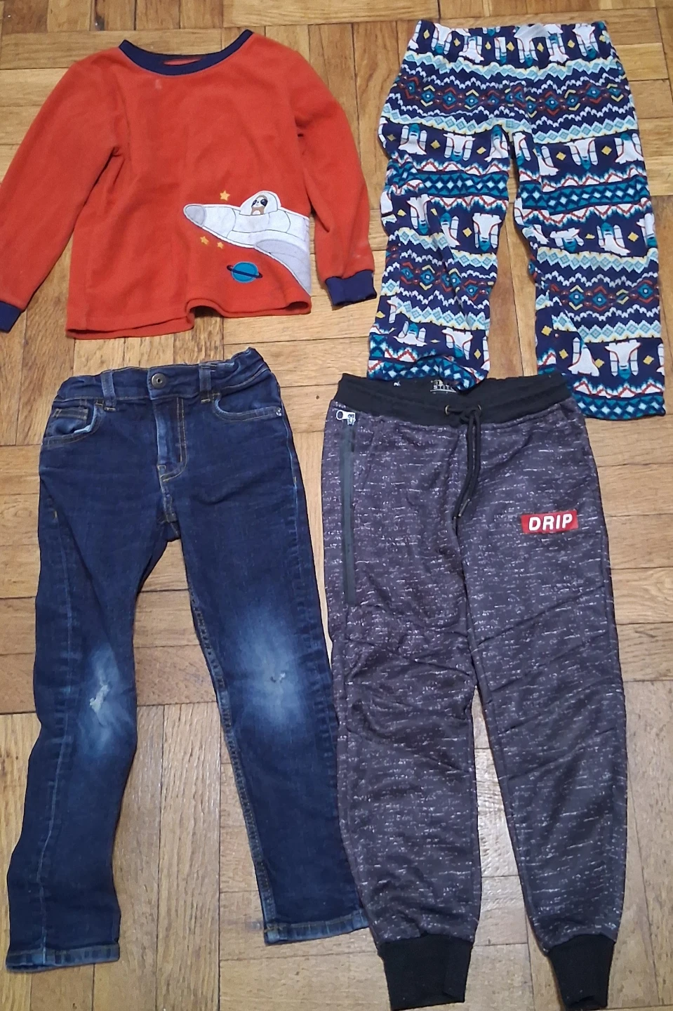 Boys Clothing Bundle - Jeans, PJs, Sweatpants