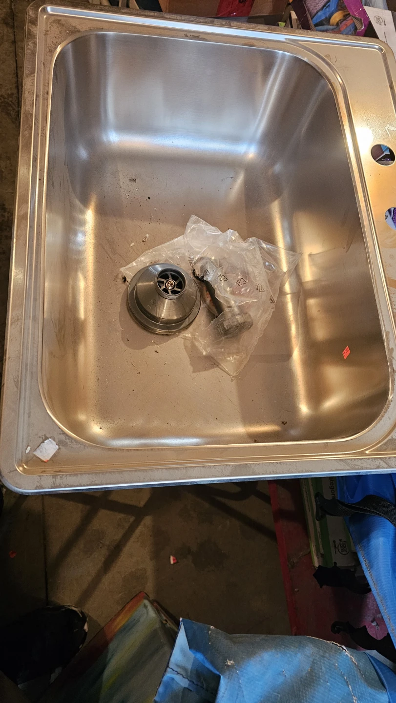 Stainless Steel Kitchen Sink with Faucet and Sprayer
