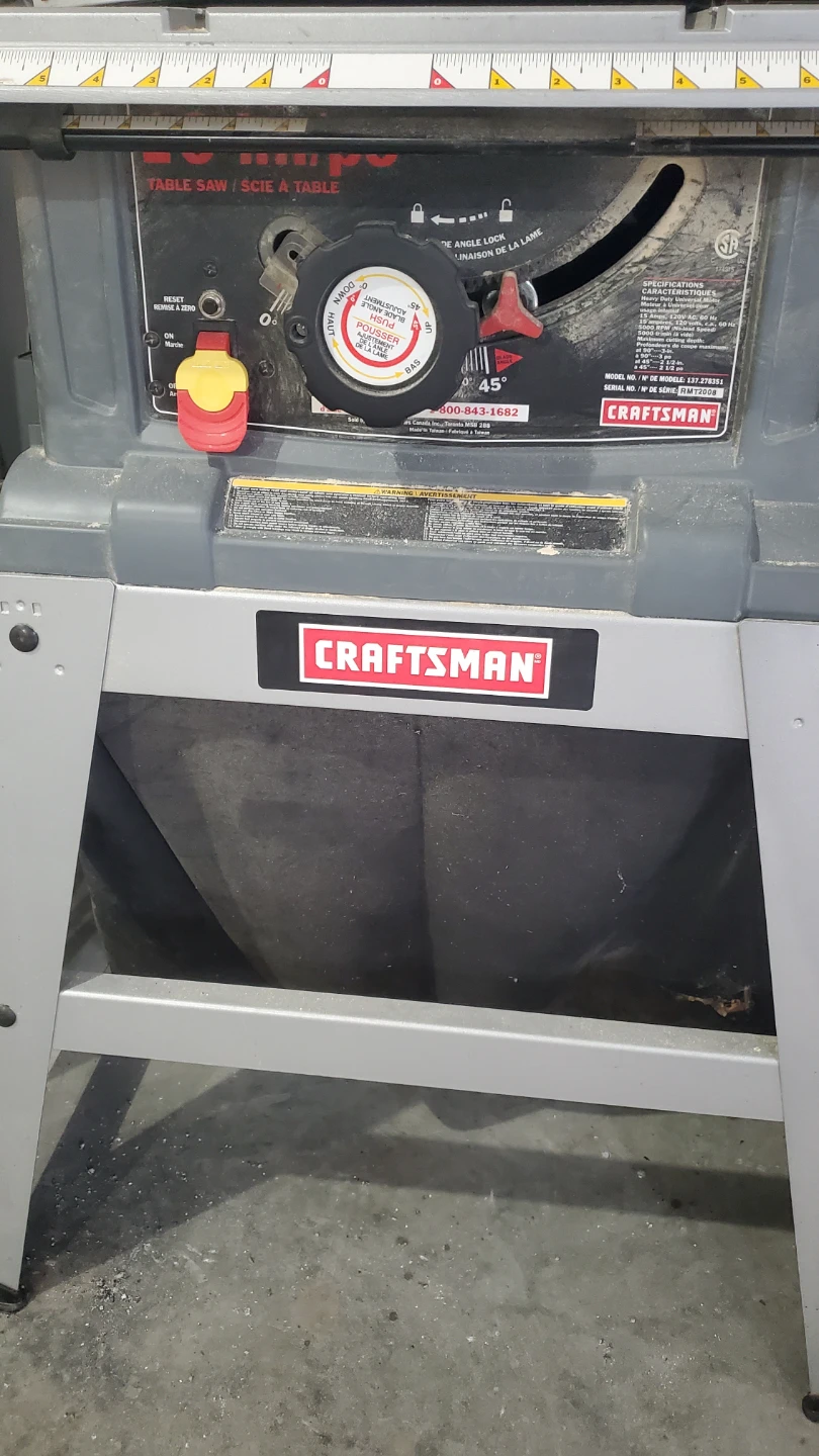 Craftsman Table Saw - photo 2