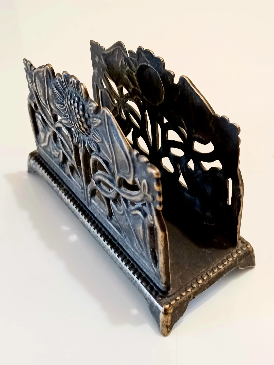 Vintage Bronze Italian Letter Holder - photo 2