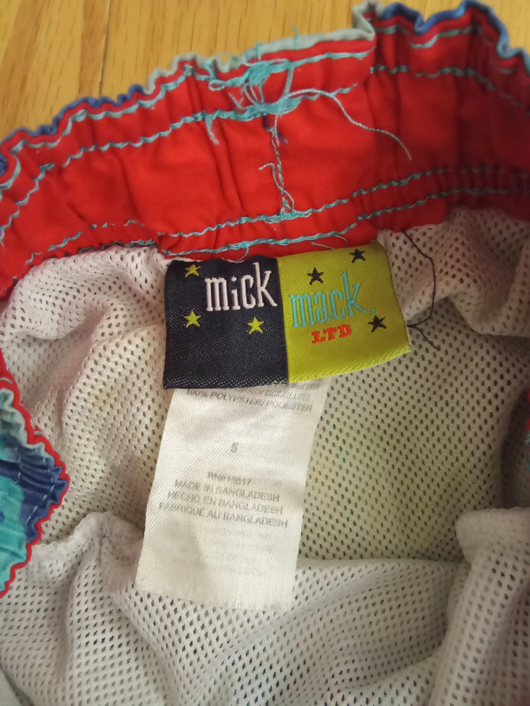 Shark Swim Trunks Size 5 - photo 2