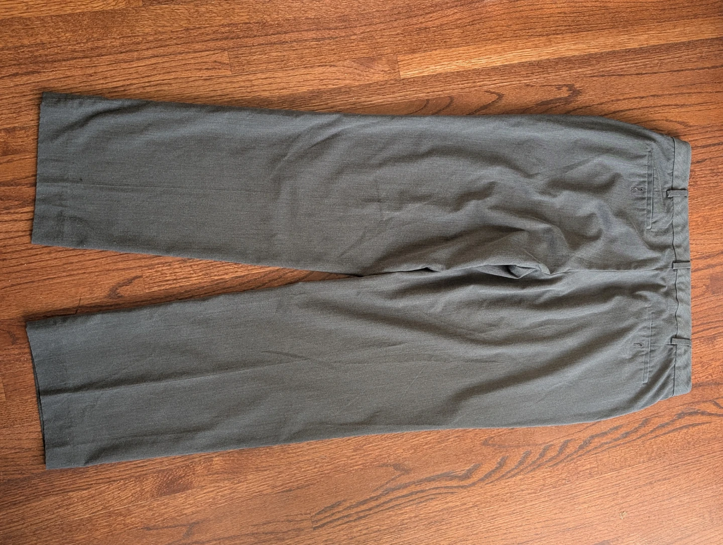 Van Heusen Straight Fit Pants 36x34 Grey - photo 3