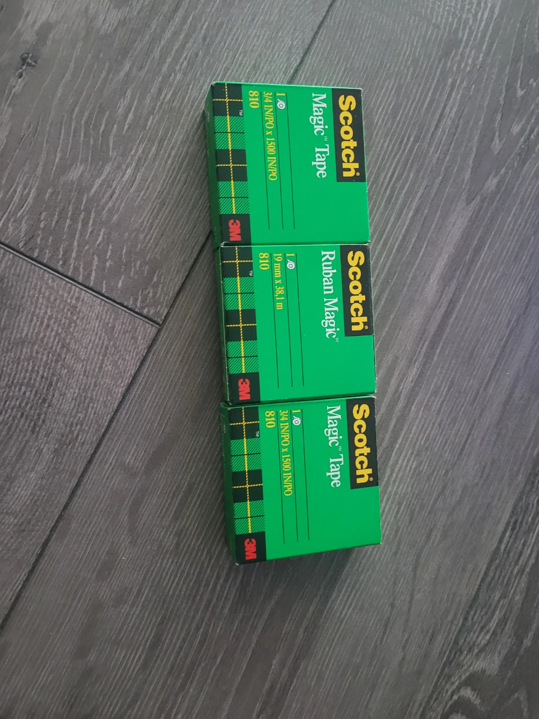 Scotch Magic Tape 3/4" x 1500" (3 pack)