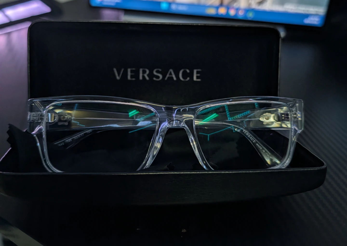 Versace Eyeglasses MOD 3342 Clear