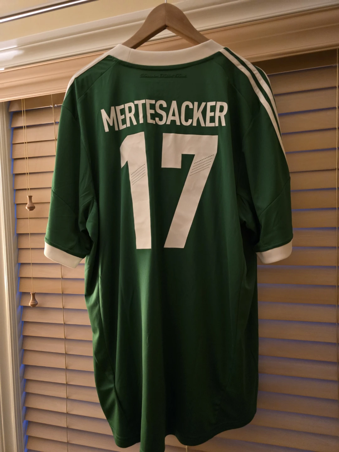 Match worn Adidas Germany Soccer Jersey Mertesacker 17 - photo 2