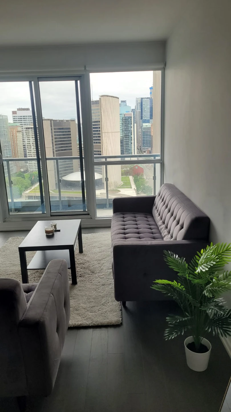 Tufted Grey Velvet Sofa / 3-Seater Couch - photo 3