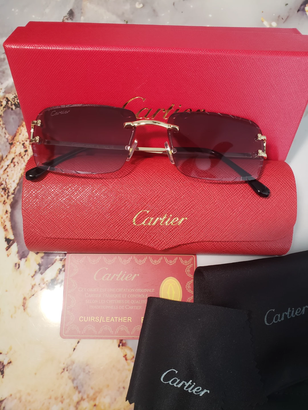 Cartier Rimless Sunglasses - photo 4