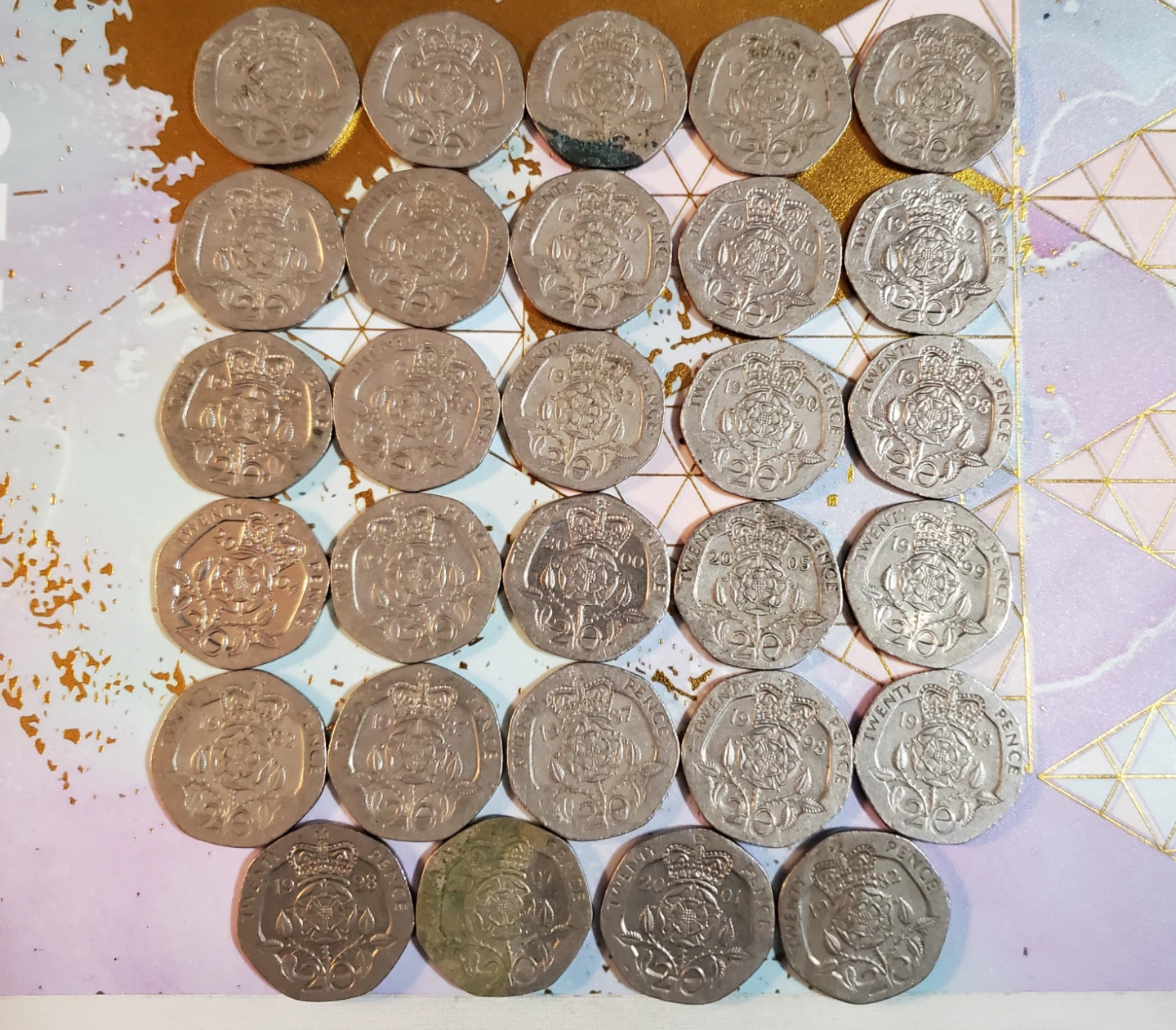 20 Pence Coins (29 Pieces)