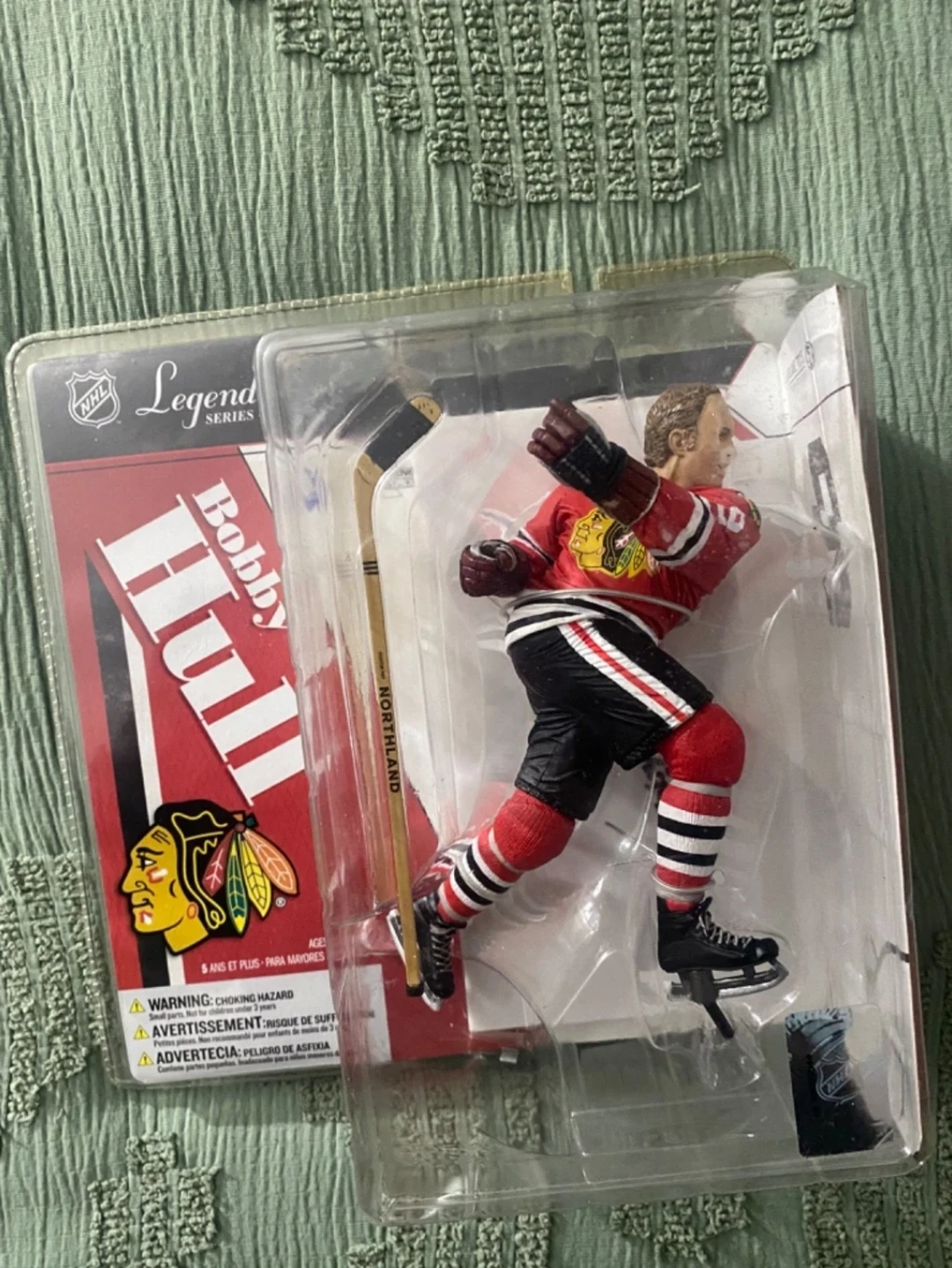 McFarlane NHL Legends Bobby Hull Chicago Blackhawks Figure Seale