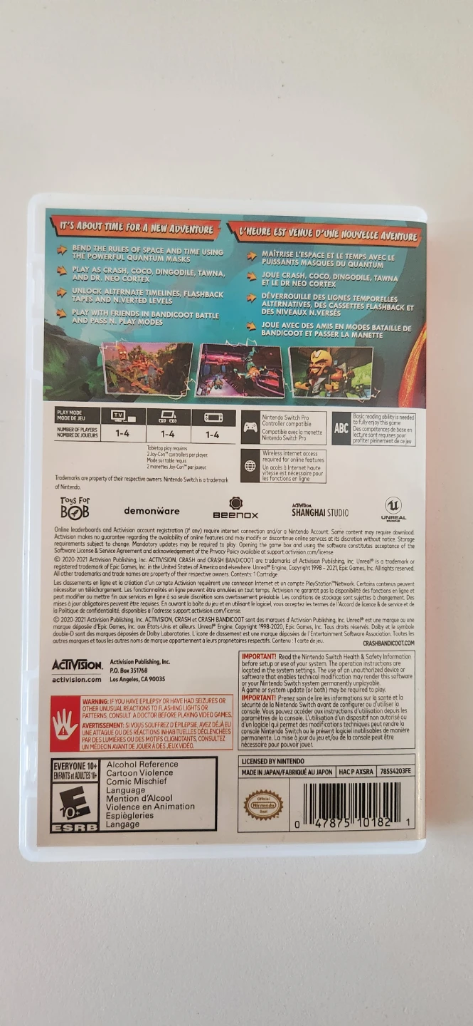 Crash Bandicoot 4: It's About Time Nintendo Switch Game - photo 4