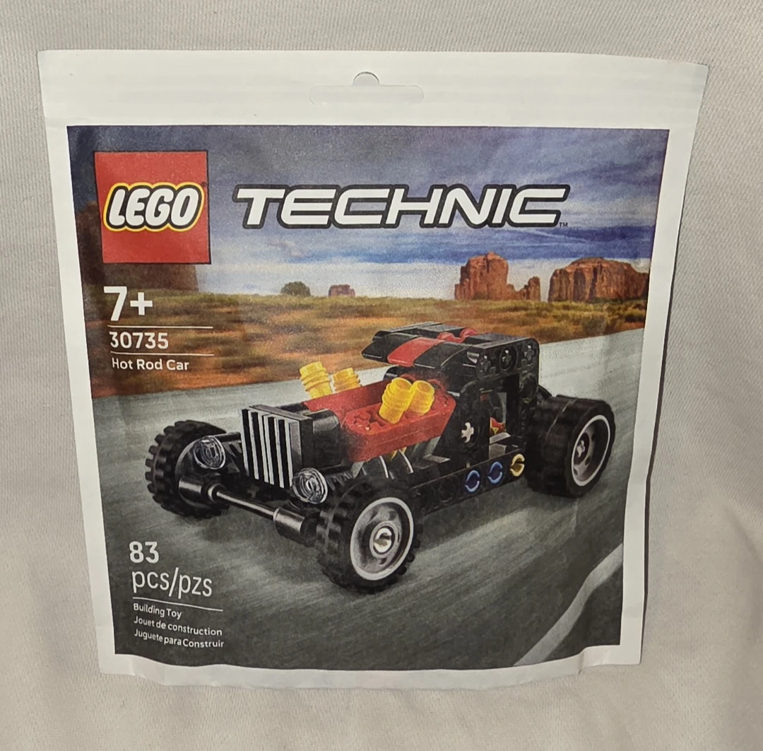 LEGO Technic Hot Rod Car Building Toy Set 30735