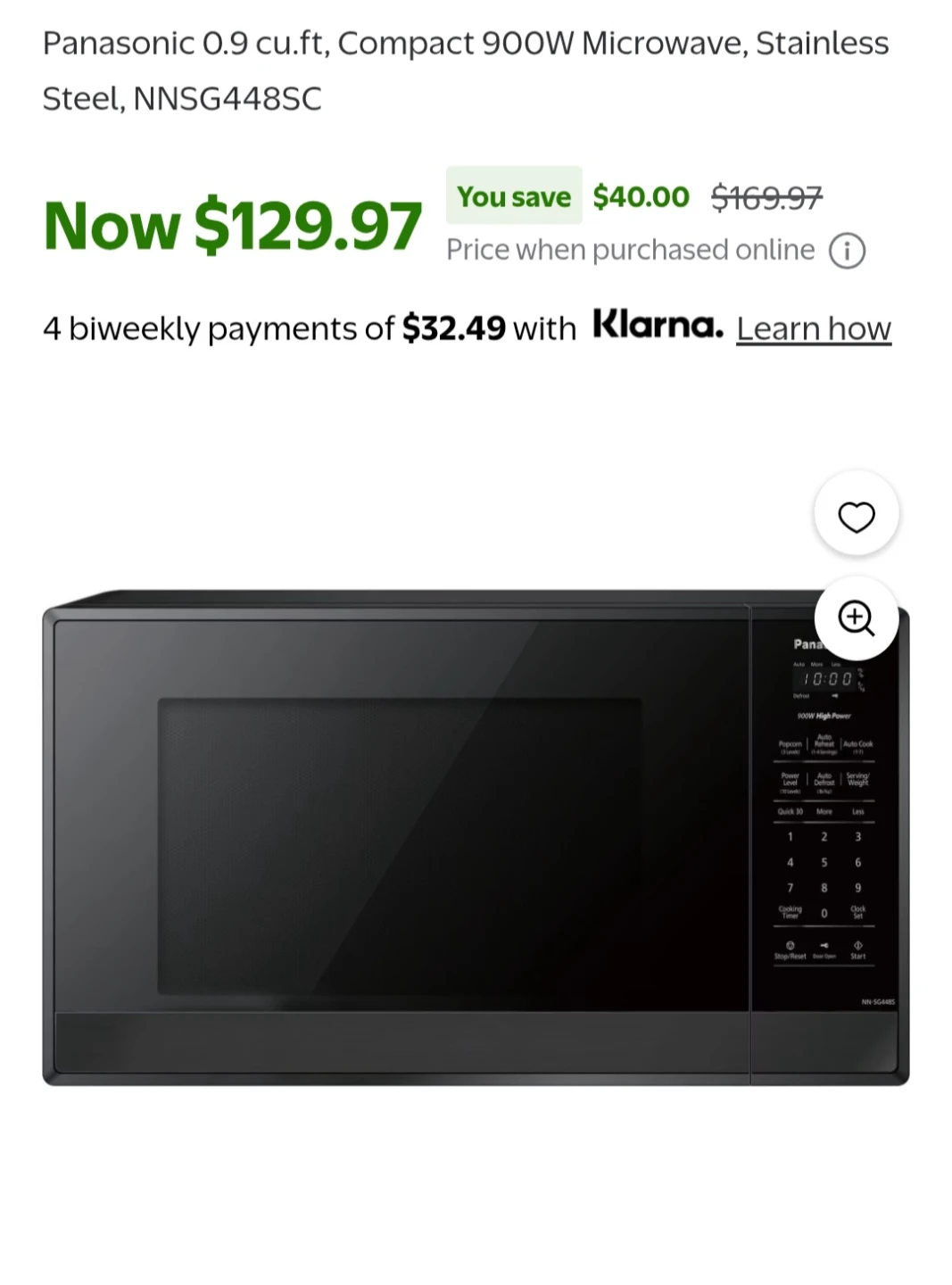 Panasonic NN-SG448S Microwave Oven - photo 3
