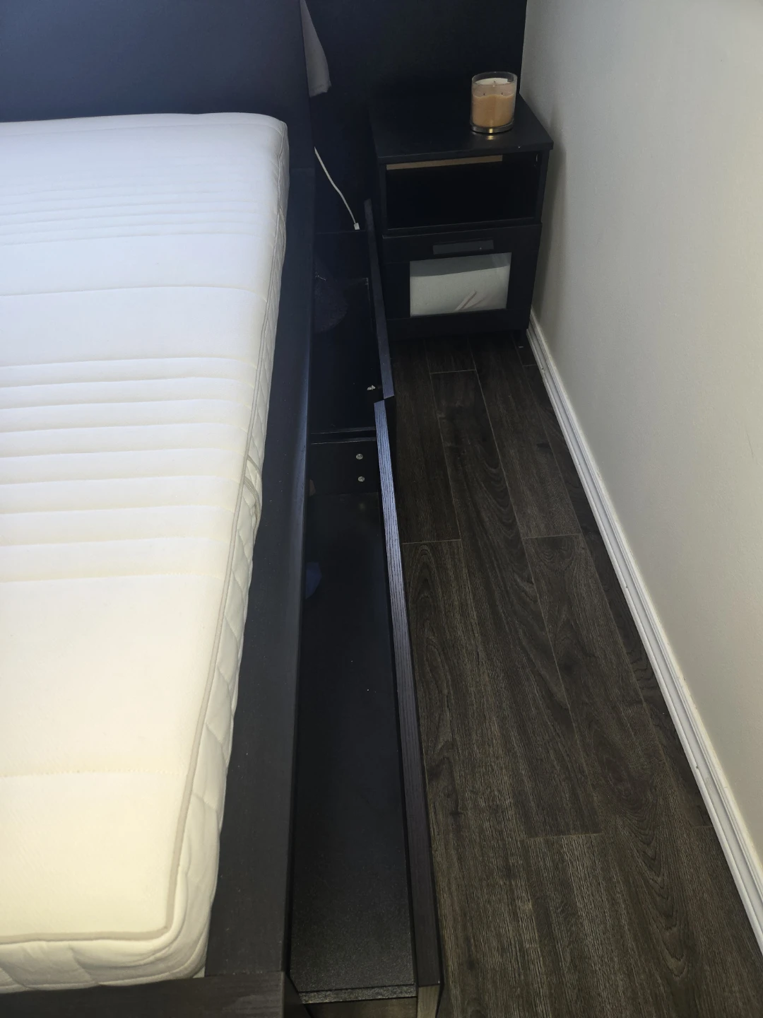 IKEA ASBYGDA bed frame  and  Foam Mattress Firm/White - photo 4