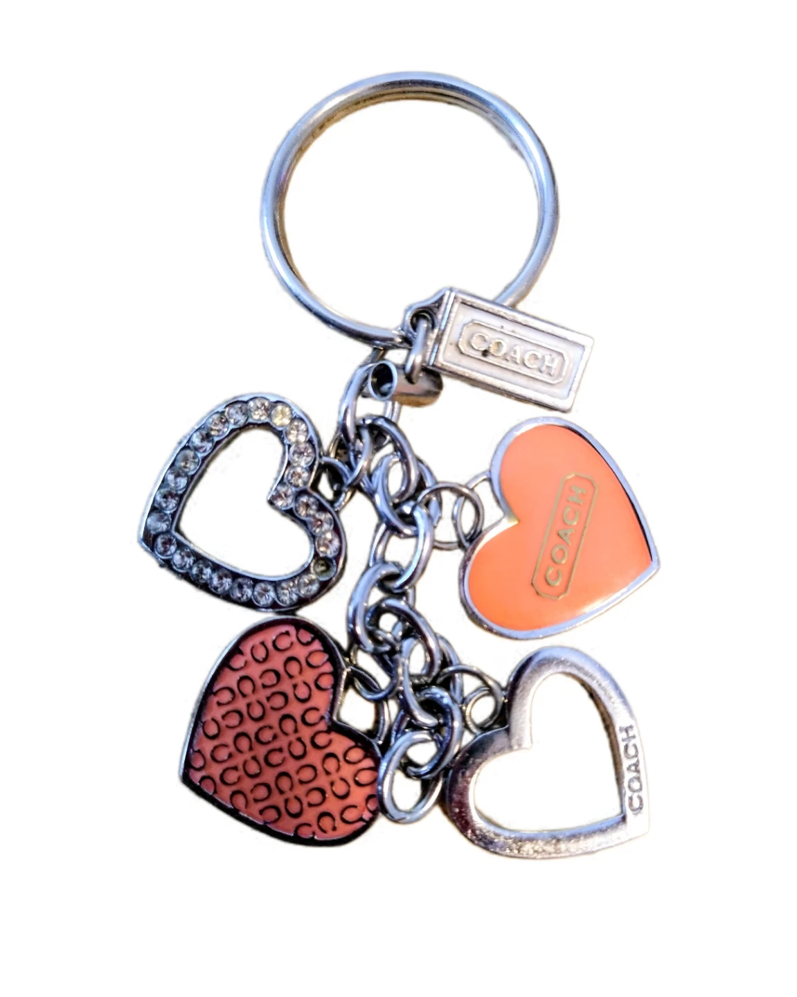 Coach Vintage Y2K Peach, Pink and Swarovski Crystal Charm - photo 2
