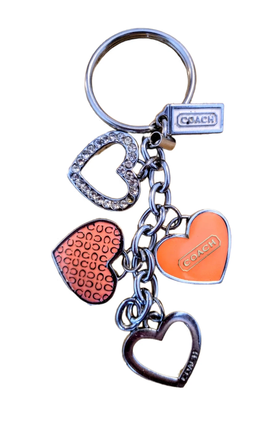 Coach Vintage Y2K Peach, Pink and Swarovski Crystal Charm - photo 3