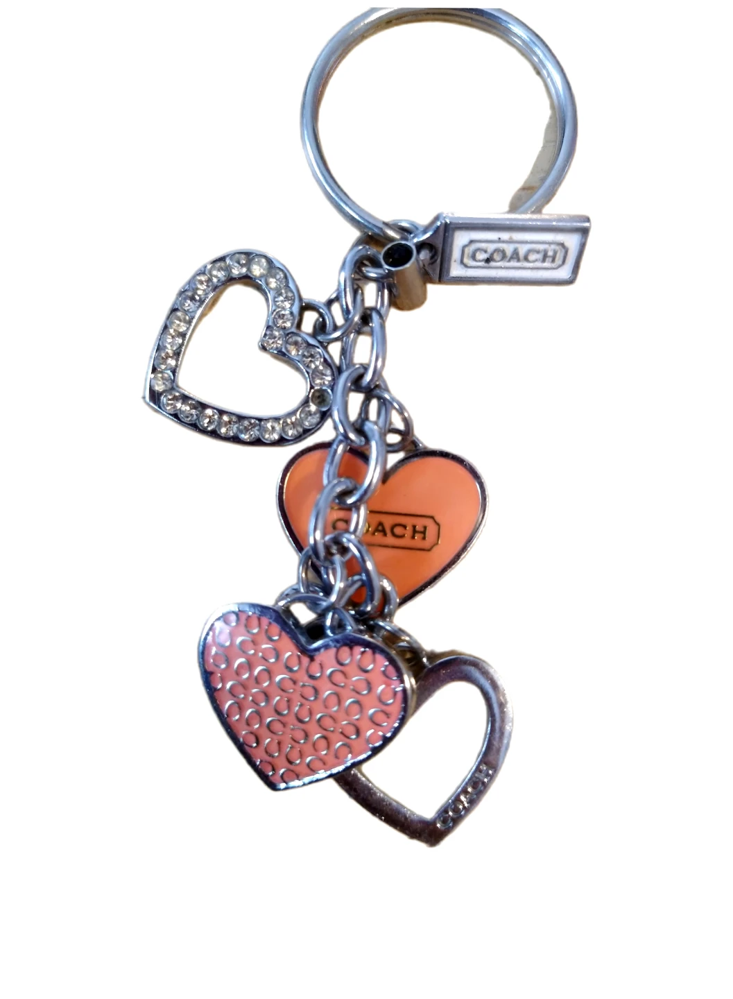 Coach Vintage Y2K Peach, Pink and Swarovski Crystal Charm - photo 4