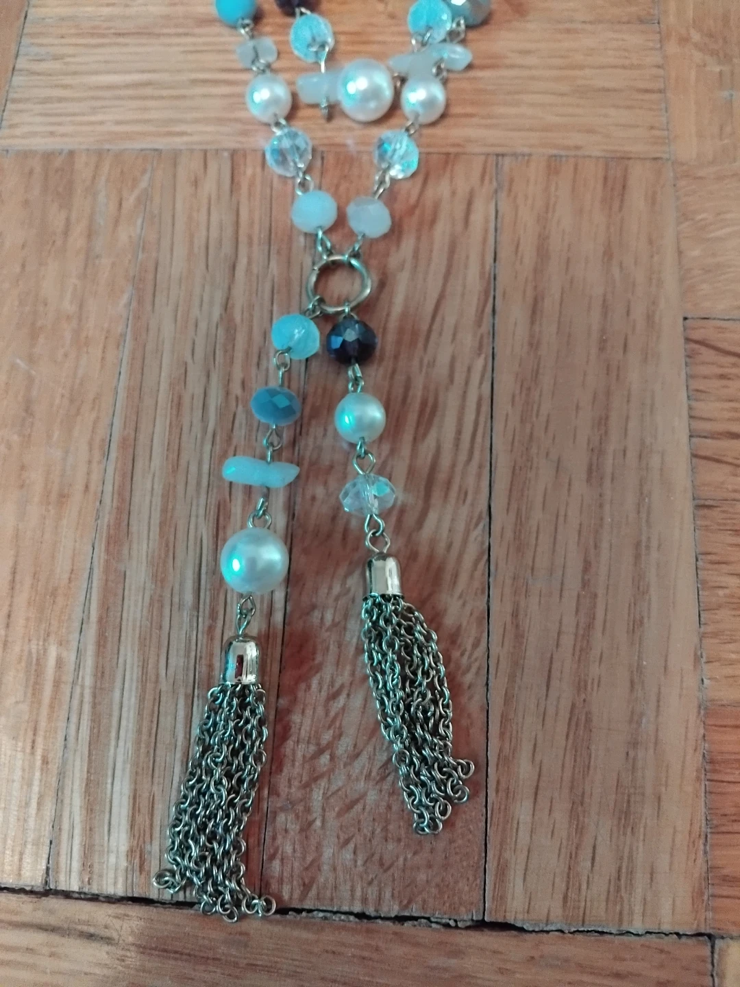 Beaded Necklace, Bracelet, and Earring Set - photo 5