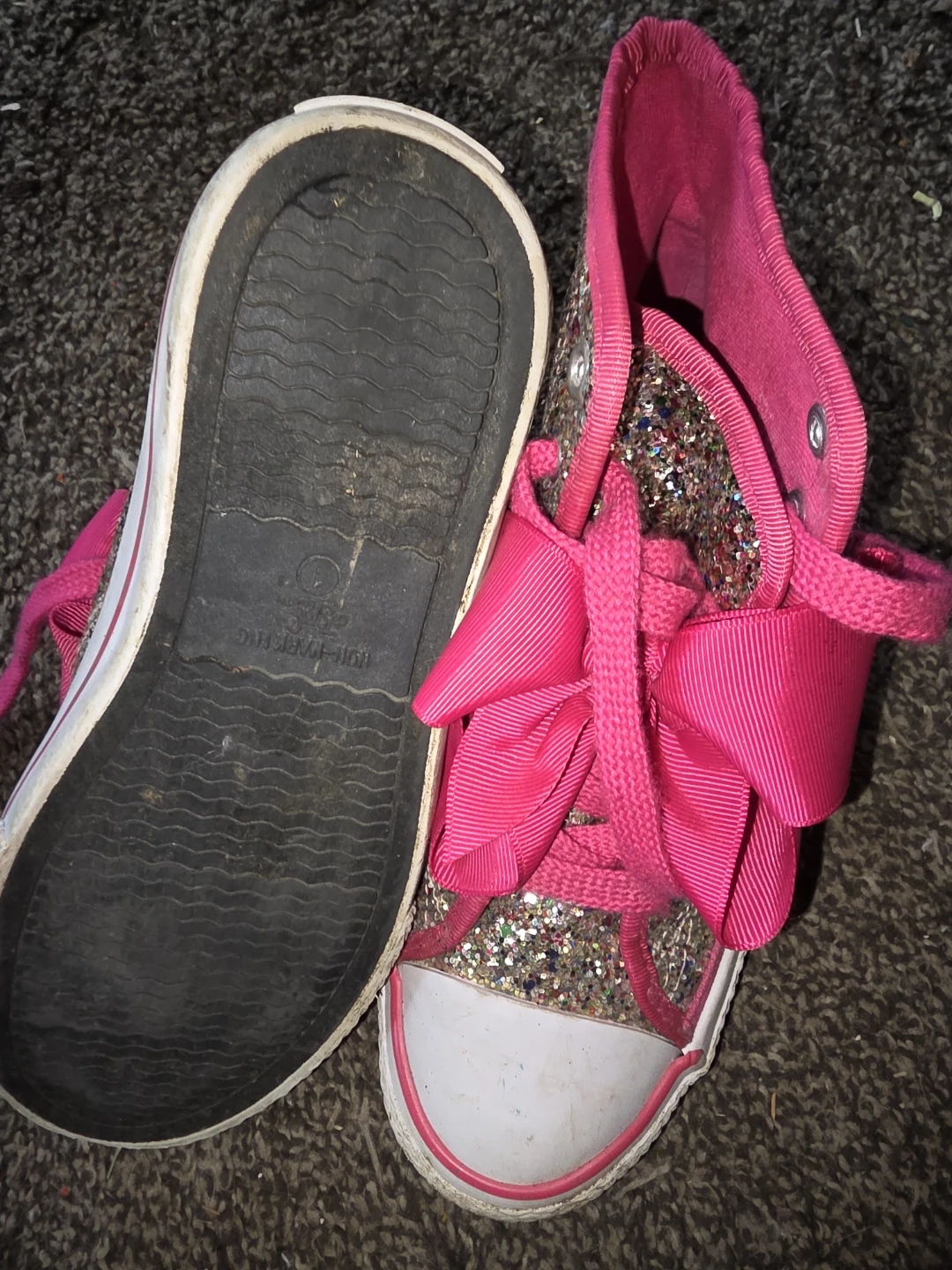 JoJo Siwa Glitter Bow High Top Sneakers - photo 2