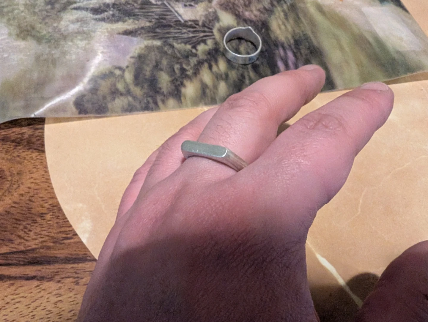 Three Sterling Silver Ring Set - Celtic Knot & Minimalist - photo 4