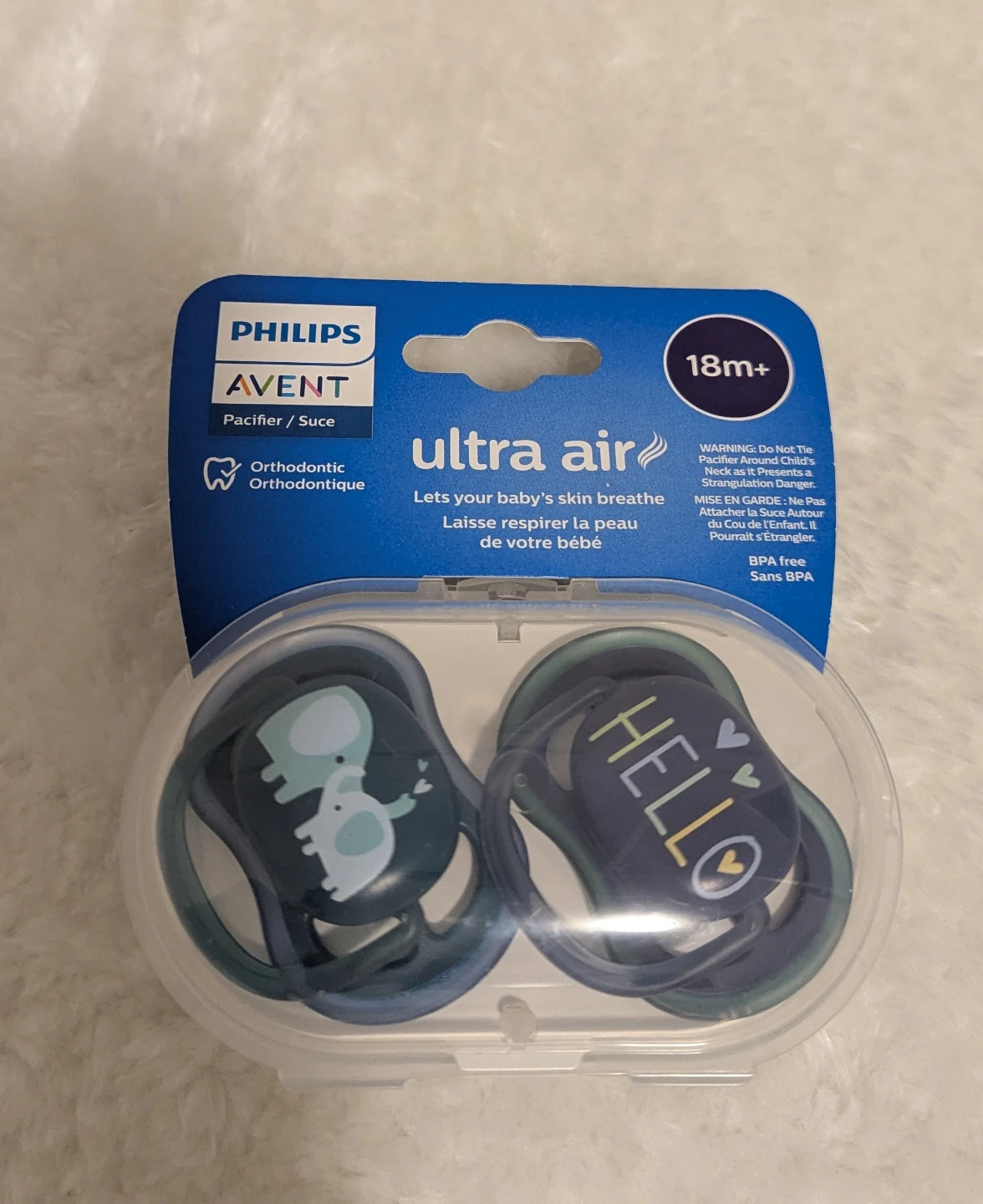 Philips Avent Ultra Air Pacifiers (2 Pack) 18m+