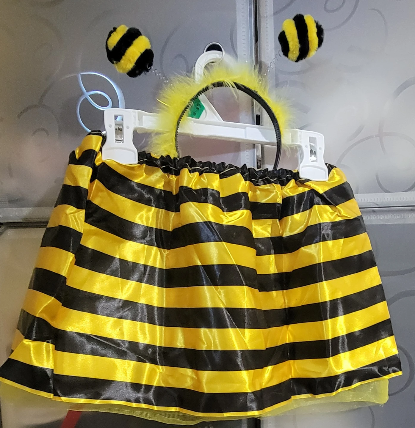 Bee Costume Set with Headband and Skirt