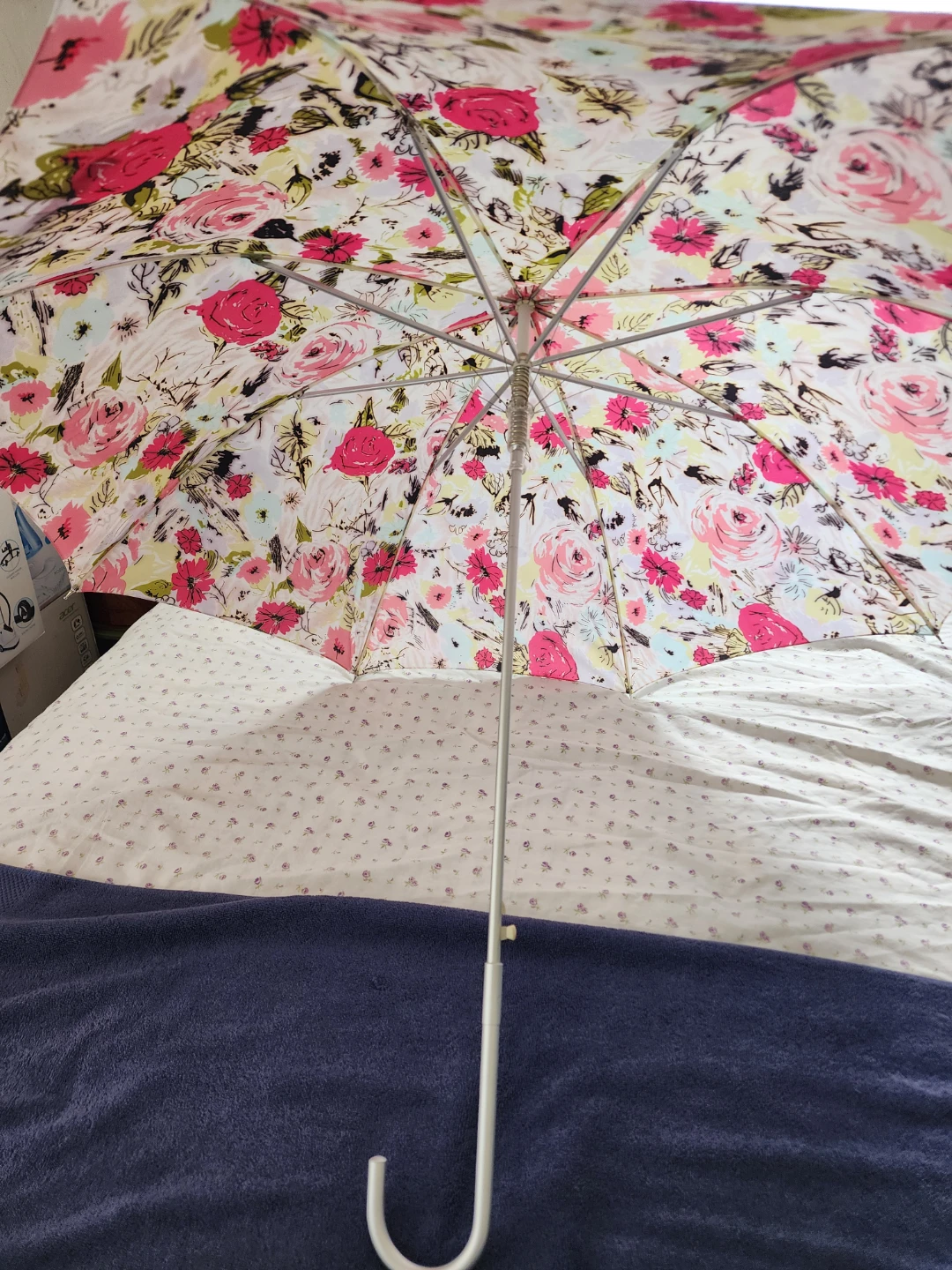 Floral Print Umbrella
